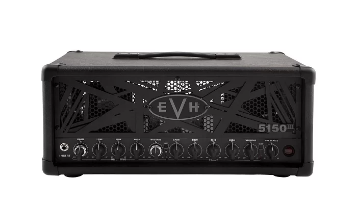 Гитарный ламповый усилитель "голова" EVH 5150III 50S 6L6 HEAD BLACK, фото № 1