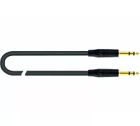 Балансный кабель, разъемы стерео джек 6.3 мм – стерео джек 6.3 мм, длина 3 м, QUIK LOK JUST JS 3