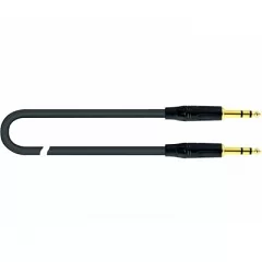Балансный кабель, разъемы стерео джек 6.3 мм – стерео джек 6.3 мм, длина 3 м, QUIK LOK JUST JS 3