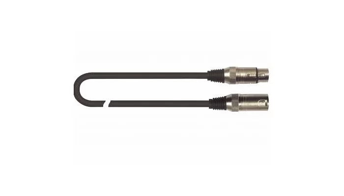 Готовий мікрофонний кабель, XLR тато - XLR мама, QUIK LOK CM175-3BK