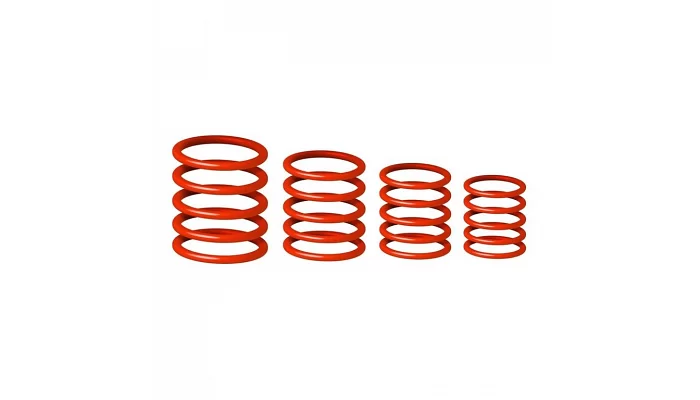 Набор универсальных резиновых колец для маркировки микрофонов Gravity RP 5555 (red), фото № 1