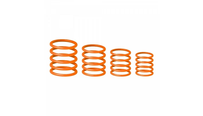 Набор универсальных резиновых колец для маркировки микрофонов Gravity RP 5555 (orange), фото № 1