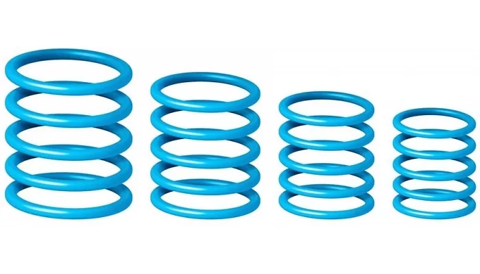Набор универсальных резиновых колец для маркировки микрофонов Gravity RP 5555 (light blue), фото № 1