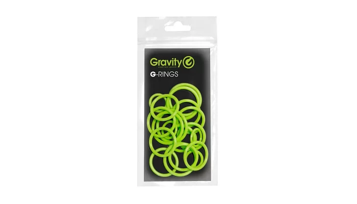 Набор универсальных резиновых колец для маркировки микрофонов Gravity RP 5555 (green), фото № 2