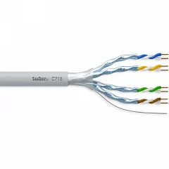 Екранований Ethernet кабель (FTP) 4х2х0.25 кв.мм Tasker C718-100