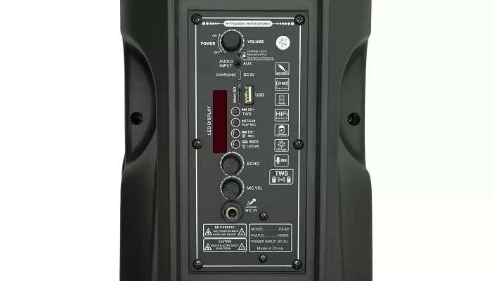 Автономна акустична система TMG ORIGINAL KSM1 (BT + 1MIC + USB + FM), фото № 4