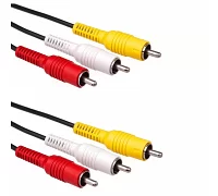 Межблочный кабель 3RCA - 3RCA 1,5м EMCORE 3RCA-1,5m