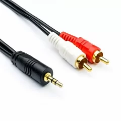 Міжблочний кабель 2RCA- mini Jack 5м EMCORE 2RCA-MJ-5m