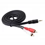 Міжблочний кабель 2RCA- mini Jack 10м EMCORE 2RCA-MJ-10m