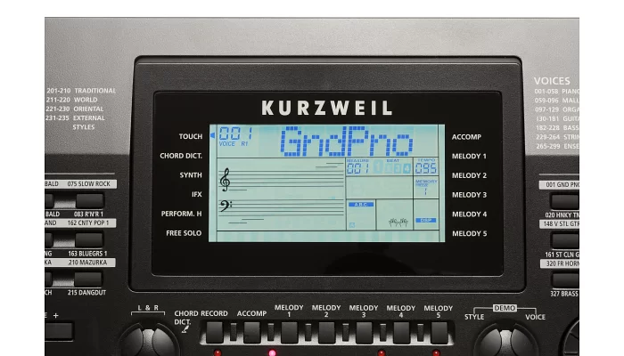 Синтезатор Kurzweil KP200, фото № 5