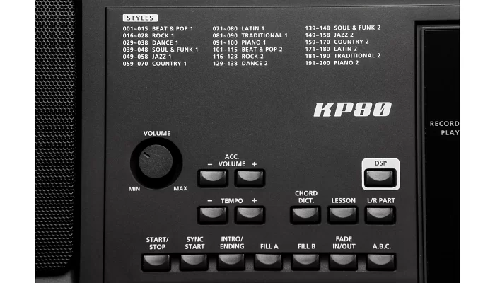 Синтезатор Kurzweil KP80, фото № 4