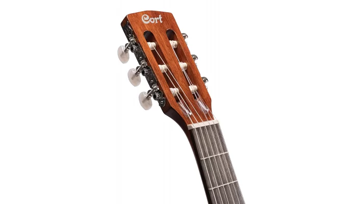 Классическая гитара CORT Jade E Nylon (Burgundy Red Burst), фото № 4