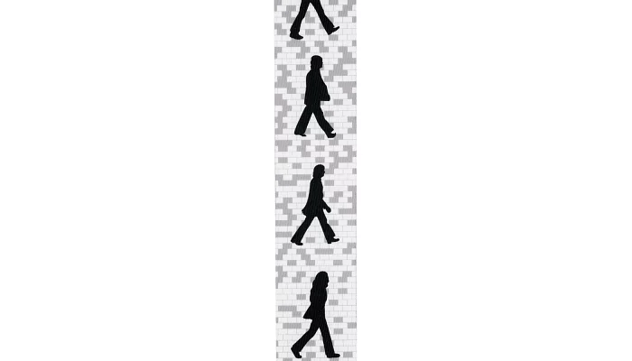 Гітарний ремінь DADDARIO 50BTL10 Beatles Guitar Strap - Abbey Road, фото № 2