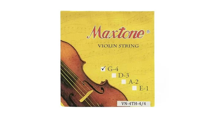 Четверта струна для скрипки MAXTONE VN-4TH-4/4 - Violin String (4th)