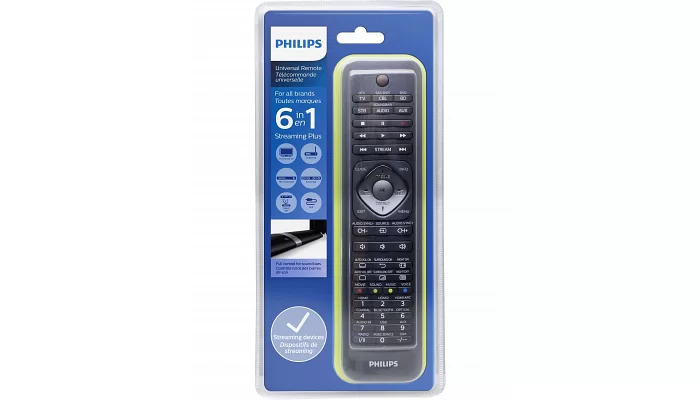 Универсальный пульт ДУ Philips SRP5016 6в1, backlit buttons, фото № 3