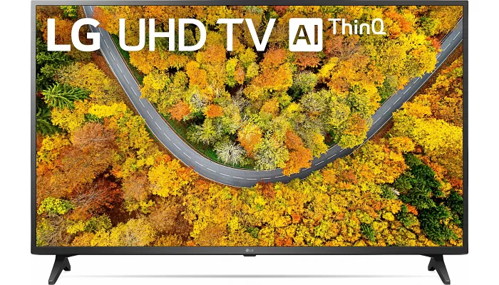Телевізор 55" LED 4K LG 55UP75006LF Smart, WebOS, Black, фото № 1