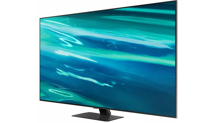 ТБ 65" QLED 4K Samsung QE65Q80AAUXUA Smart, Tizen, Gray, фото № 5