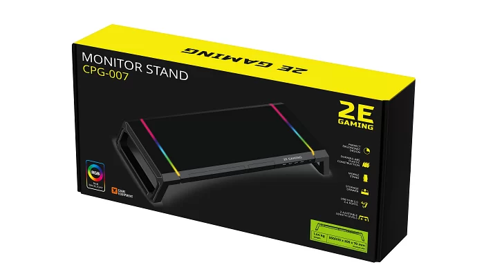 Підставка для монітора 2E GAMING 2E-CPG-007 Black, фото № 3