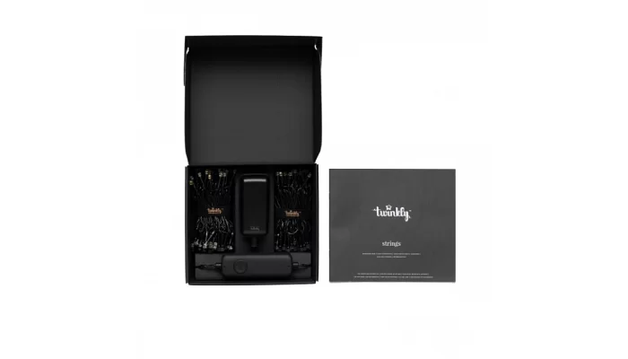 Smart LED Гірлянда Twinkly Strings AWW 400, Gen II, IP44, довжина 32м, кабель чорний, фото № 4