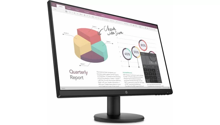 РК-монітор 23,8" HP P24v G4, D-Sub, HDMI, IPS, 1920x1080, фото № 3