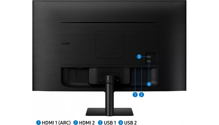 Монітор LCD 27" Samsung S27AM500NI, HDMI, BT, VA, MM, 920x1080, 60, 5 мс, фото № 16
