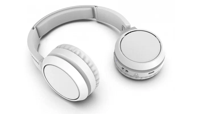 Бездротові Bluetooth навушники Philips TAH4205 On-ear Wireless Mic White, фото № 4