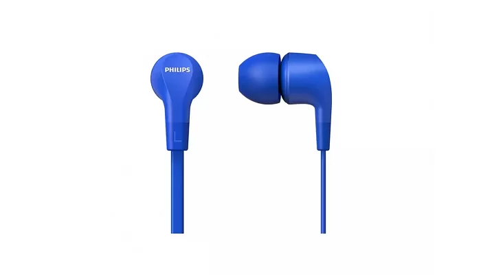 Вакуумні навушники Philips TAE1105 In-ear Mic Blue, фото № 3