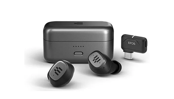 Бездротові вакуумні навушники TWS Sennheiser EPOS GTW 270 Hybrid True Wireless USB-C, фото № 1