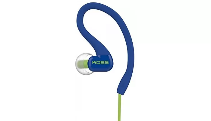 Вакуумні навушники Koss KSC32iB Fit Mic Blue, фото № 3