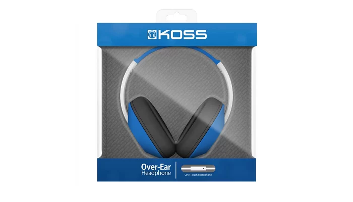 Накладные наушники Koss UR23iB Over-Ear Mic Blue, фото № 4