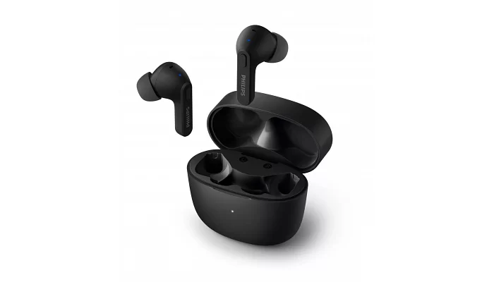 Бездротові вакуумні TWS навушники Philips TAT2206 True Wireless IPX4 Black, фото № 2