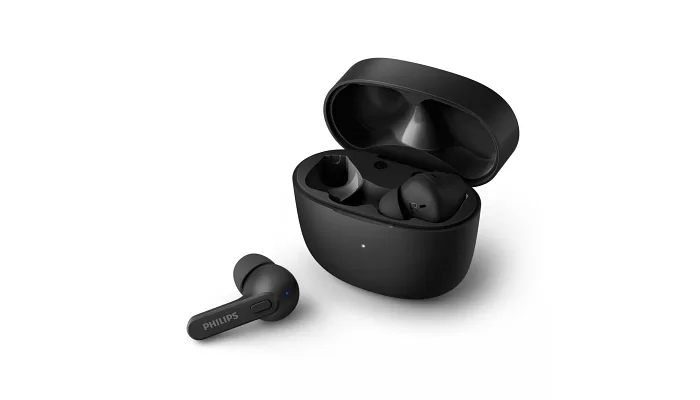 Бездротові вакуумні TWS навушники Philips TAT2206 True Wireless IPX4 Black, фото № 3