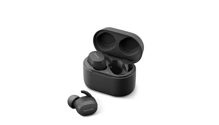 Бездротові вакуумні TWS навушники Philips TAT3216 True Wireless IPX5 Touch control Mic Black, фото № 4