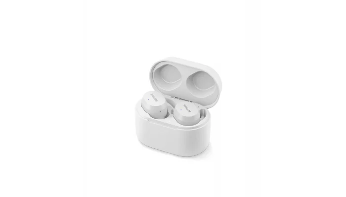 Бездротові вакуумні TWS навушники Philips TAT3216 True Wireless IPX5 Touch control Mic White, фото № 4