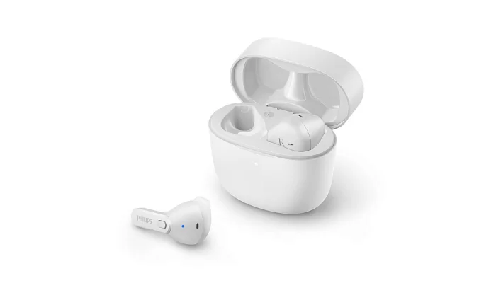 Бездротові вакуумні TWS навушники Philips TAT2236 True Wireless IPX4 White, фото № 3
