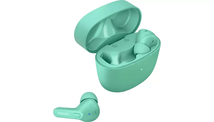 Бездротові вакуумні TWS навушники Philips TAT2206 True Wireless IPX4 Green, фото № 3