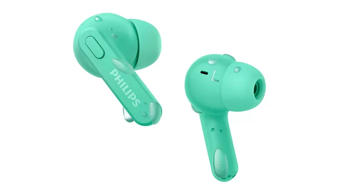 Бездротові вакуумні TWS навушники Philips TAT2206 True Wireless IPX4 Green, фото № 6