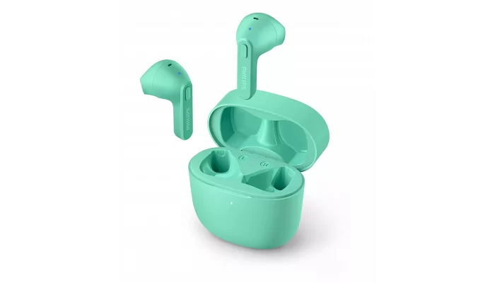 Бездротові вакуумні TWS навушники Philips TAT2236 True Wireless IPX4 Green, фото № 5