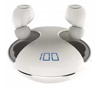 Бездротові вакуумні TWS навушники 2E RainDrops X True Wireless Waterproof Mic White