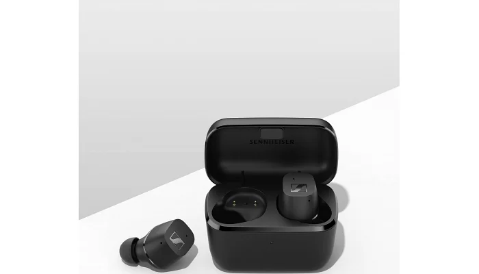 Бездротові вакуумні навушники TWS Sennheiser CX True Wireless (CX200TW1) Mic Black, фото № 11