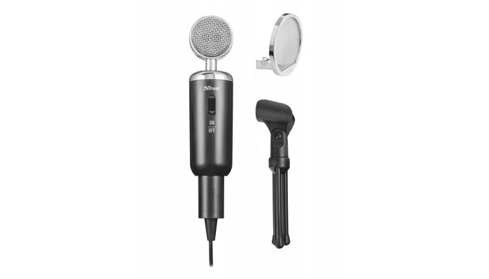 Мікрофон для ПК Trust Madell Desk 3.5mm Black, фото № 5