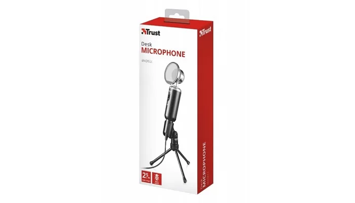 Микрофон для ПК Trust Madell Desk 3.5mm Black, фото № 6