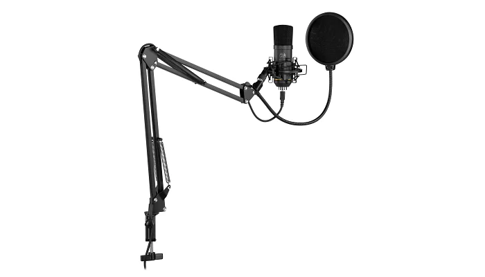 Студийный микрофон со стойкой 2E GAMING Kodama Kit, Black, фото № 4