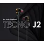 Вакуумні навушники TECNO Hot beats J2