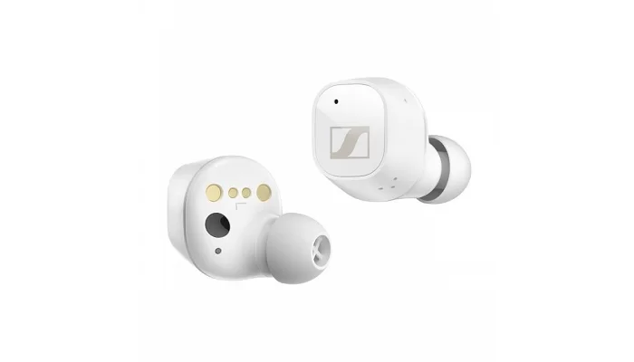 Бездротові вакуумні навушники TWS Sennheiser CX Plus True Wireless Mic White, фото № 6