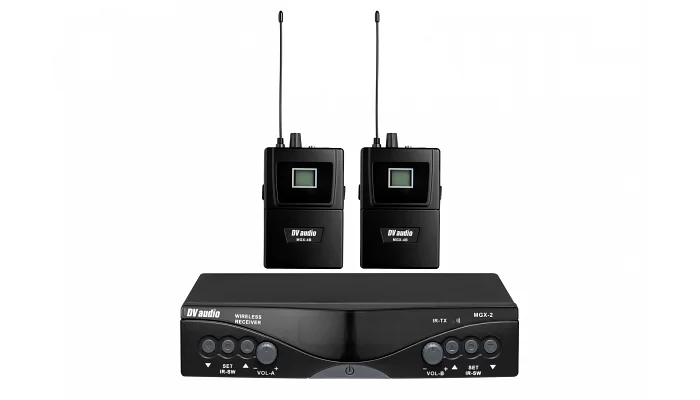 Радіосистема з двома наголовними мікрофонами DV audio MGX-24B, фото № 1