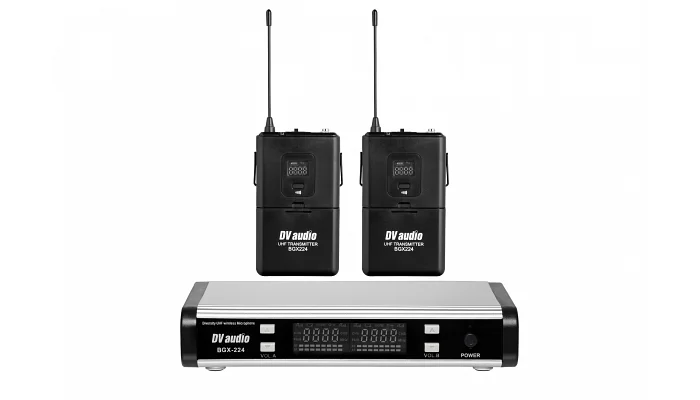 Радіосистема з двома петличними мікрофонами DV audio BGX-224 Dual, фото № 1