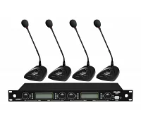 Радіосистема з чотирма конференц-мікрофонами DV audio MGX-44С
