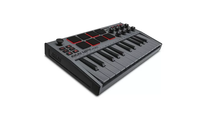 MIDI клавиатура AKAI MPK Mini MK3 Grey, фото № 2