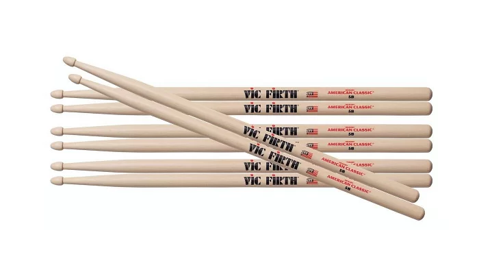 Барабанні палички VIC FIRTH P5B.3-5B.1 5B AMERICAN CLASSIC, фото № 2